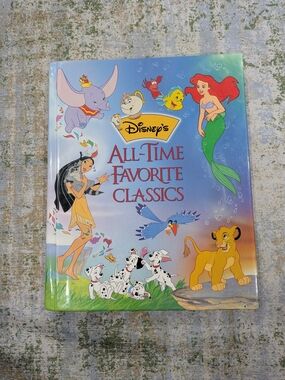 Vintage Disney All Time Favorite Classics Hardcover Book For Kids